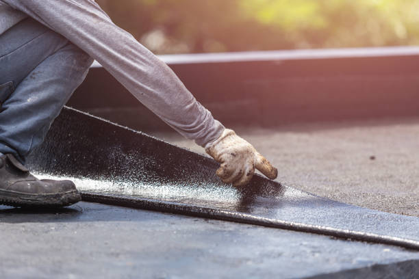 Professional Crawl Space Encapsulation technician working in Floral Park, NY